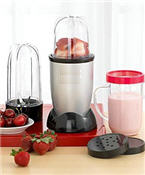 Magic Bullet strawberry juice and smoothies